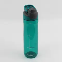 Contigo Green Teal Water Bottle 24 oz Auto Seal Dishwasher Safe BPA Free