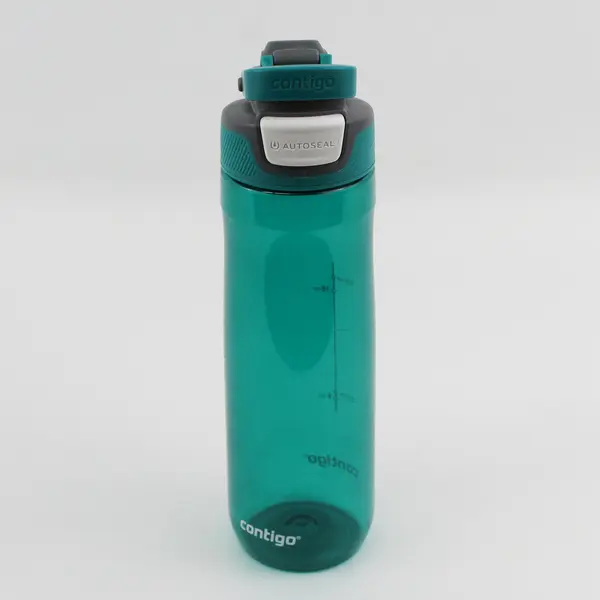 Contigo Green Teal Water Bottle 24 oz Auto Seal Dishwasher Safe BPA Free