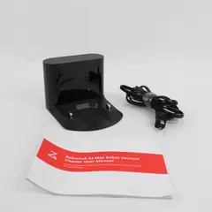 Roborock Charger Dock CDZ12RR Black w/ Cord and Instruction Manual
