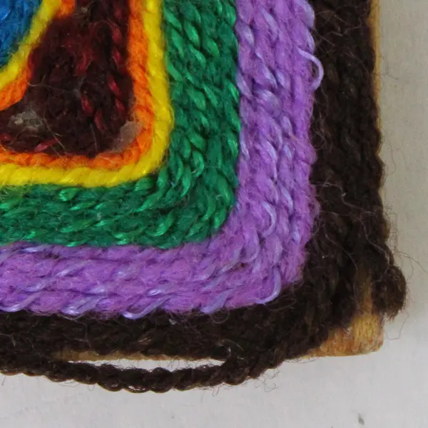 Indigenous Yarn Art from the Huichol Indians of Mexico  6"x6"