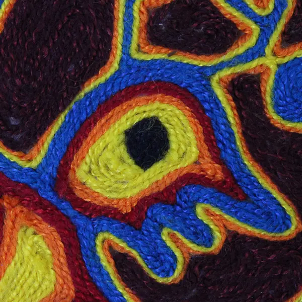 Indigenous Yarn Art from the Huichol Indians of Mexico  6"x6"