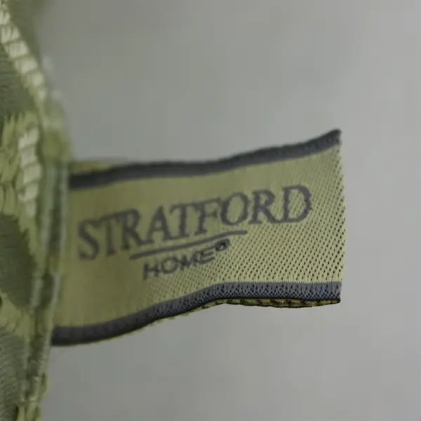 Lot of 2 Stratford Home Floral Throw Pillows Pastel Green Pink Fringe