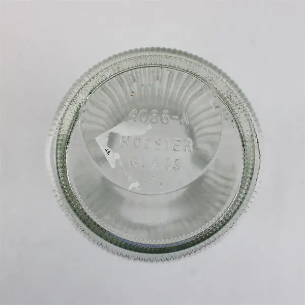 Hoosier Glass 4086-A Clear Ribbed Tulip Flower Vase 8.5in