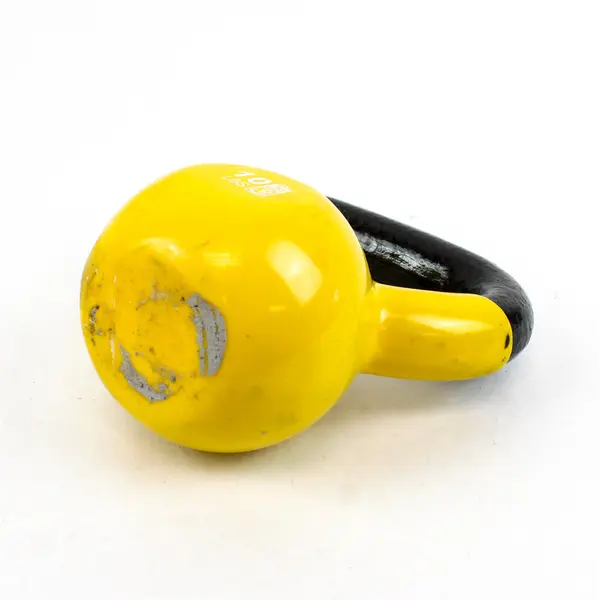 GoFit Premium Vinyl Dipped Kettlebell 10 lb Strength Training Used