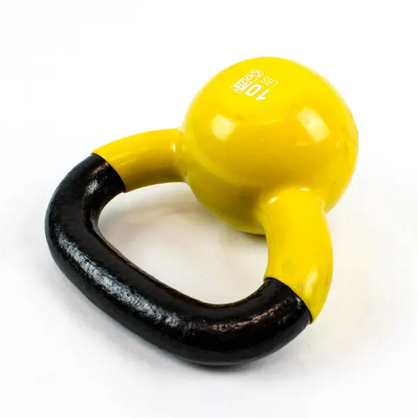 GoFit Premium Vinyl Dipped Kettlebell 10 lb Strength Training Used