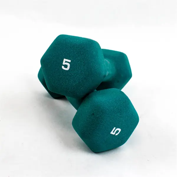 Lot of 2 Dumbbell Sets 3 lb & 5 lb Hand Weights w/ Rack