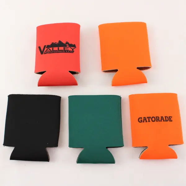 Lot of 5 Neoprene Beverage Koozies Gatorade Kubota Promo Logos