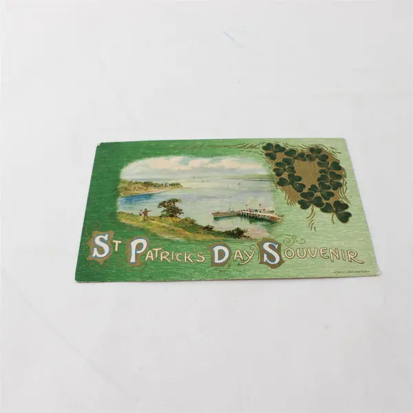 Vintage 1911 St. Patrick's Day Souvenir Embossed Postcard John Winsch