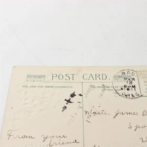 Vintage 1911 St. Patrick's Day Souvenir Embossed Postcard John Winsch