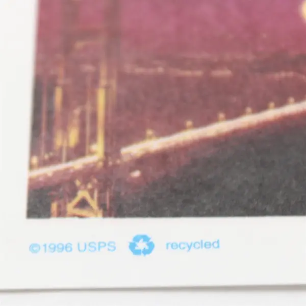 Set Of 2 Golden Gate Bridge 20c 50c 1997 FDC Postal Card Fleetwood Cachet 