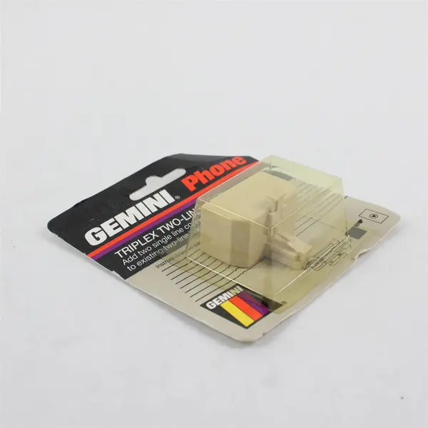Gemini TA232 Triplex Two-Line Phone Jack Accessory