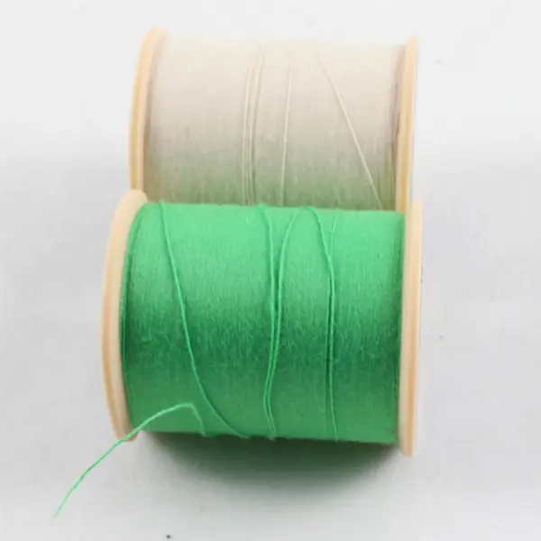 Lot of 4 American Thread Spools Brown White Yellow Green