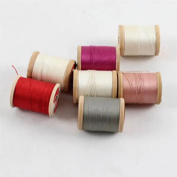 Lot of 7 Clarks Thread Spools Assorted Colors White Red Pink Grey