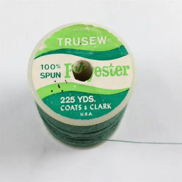 Lot of 14 Trusew Polyester Thread Spools White Green Blue Orange Black