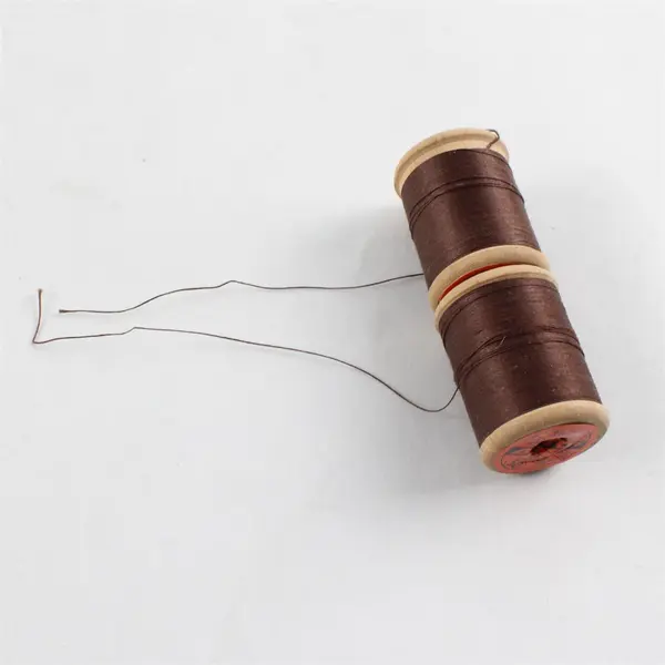 Lot of 3 Dyno Dark Brown Thread Spools Made in Italy