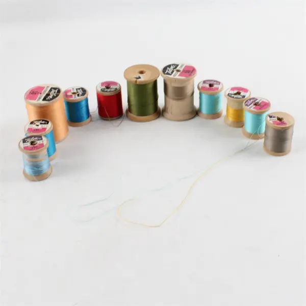 Lot of 11 Talon Thread Spools Assorted Colors Small Large