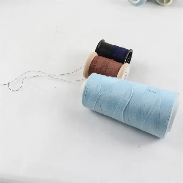 Lot of 10 Assorted Sewing Thread Spools Blue Brown Purple Orange Black White