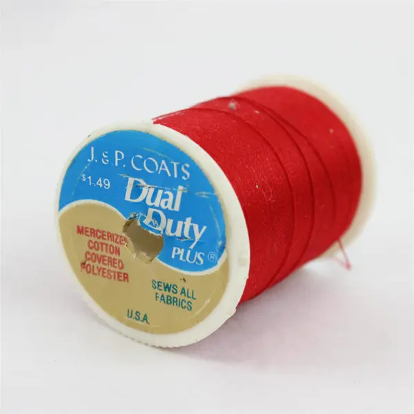 Lot of 10 Coats & Clark Thread Spools Mixed Colors