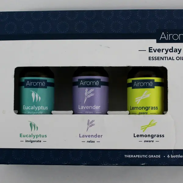 Airome Everyday Basics Essential Oil Gift Set 6 Bottles 10 mL Each