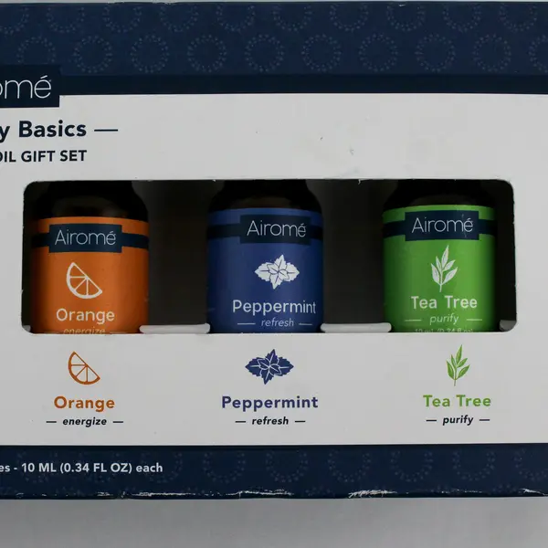 Airome Everyday Basics Essential Oil Gift Set 6 Bottles 10 mL Each