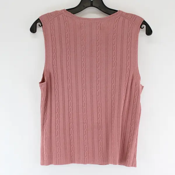 Jones New York Pink Petite Pullover Sweater Women's Medium
