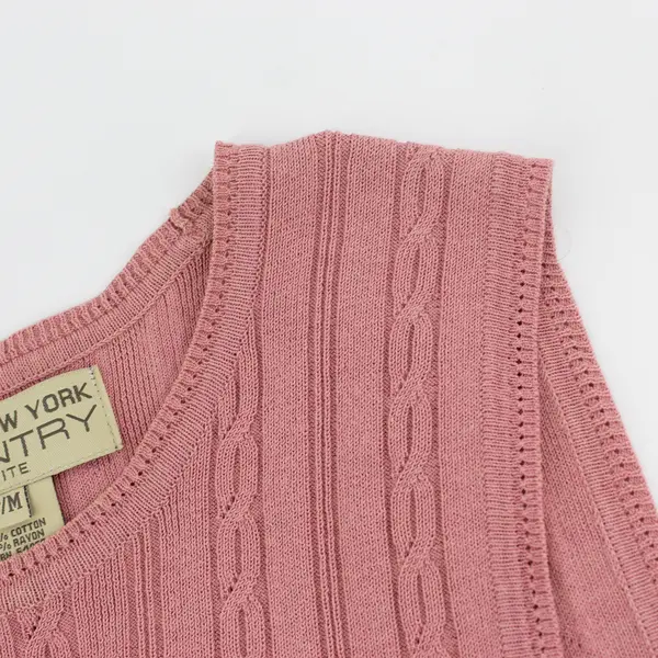Jones New York Pink Petite Pullover Sweater Women's Medium
