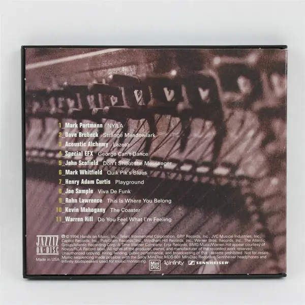 JAZZIZ On Disc November 1994 CD Compilation