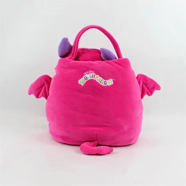 Squishmallows Wakisha Pink and Black Bat Trick Or Treat Bag 16"
