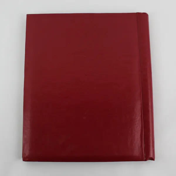 Vintage MCM Red Magic Magnetic Sheet Photo Album 20 Page 9.7"x11.3"