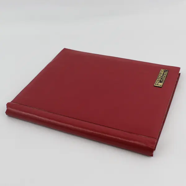 Vintage MCM Red Magic Magnetic Sheet Photo Album 20 Page 9.7"x11.3"