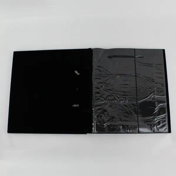 Unbranded Large Window Pane Photo Album Book Combo 11.5"x12.5"