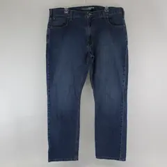 Carhartt Mens 40x32 Blue Relaxed Fit Straight Leg Denim Jeans Rugged Flex