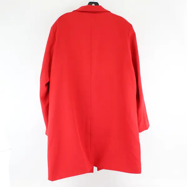 PrettyGarden Women's XXL Red One Button Front Lined Long Blazer