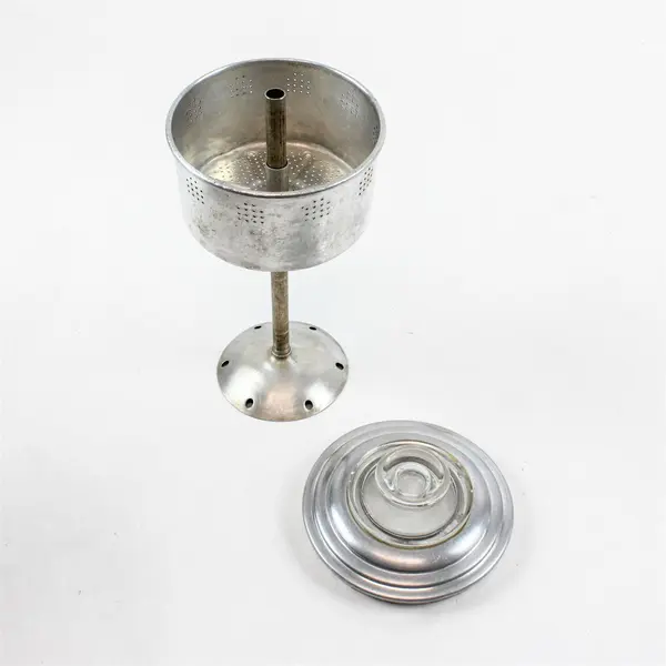 Vintage Pure Aluminum Stovetop Percolator Coffee Pot FLAWED