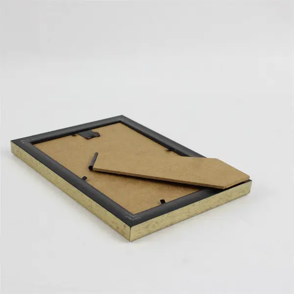Lot of 2 Gold Finish MDF Tabletop Picture Frames 4"x6"