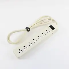 Relocatable Power Strip Power Tap 15A 125V Up to 7 Outlets