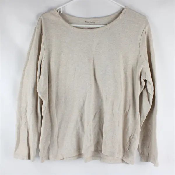 White Stag Beige Long-Sleeved Shirt Women's XXL 20