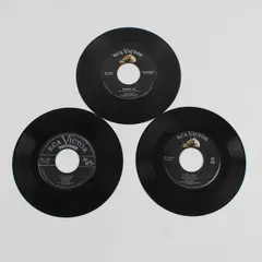 Vintage Eddie Fisher RCA Victor 3x 7" 45 RPM Record Lot
