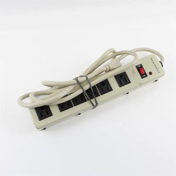 Newpoint M335T 6-Outlet Power Strip Used Untested