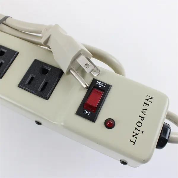 Newpoint M335T 6-Outlet Power Strip Used Untested