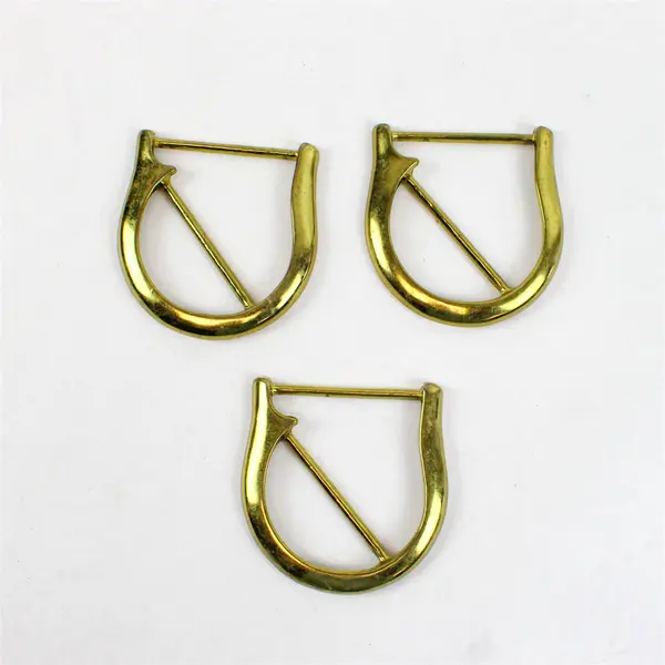 Lot of 14 Vintage Metal Buckles Hardware Gold Silver Tone Sewing