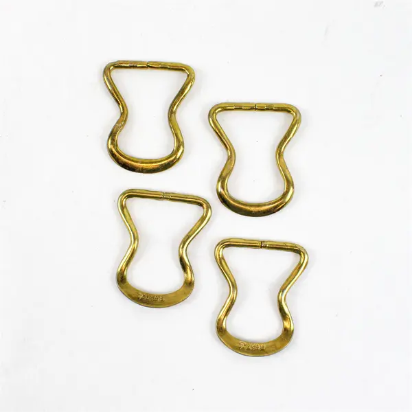 Lot of 14 Vintage Metal Buckles Hardware Gold Silver Tone Sewing