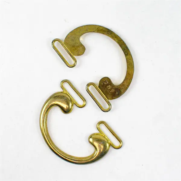 Lot of 14 Vintage Metal Buckles Hardware Gold Silver Tone Sewing