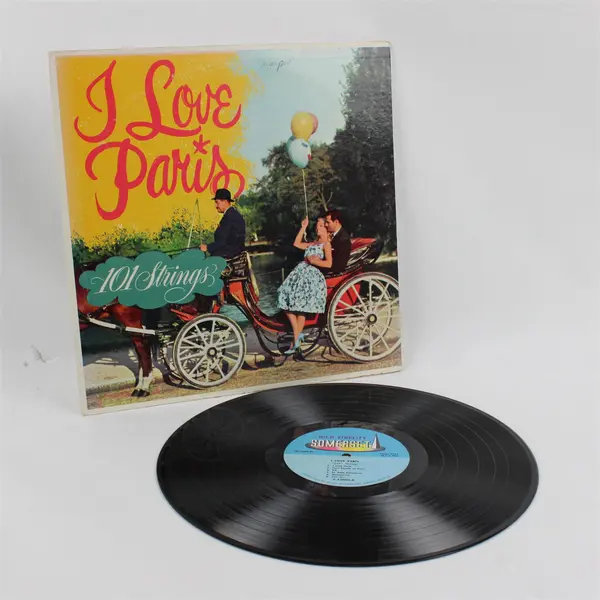 101 Strings I Love Paris Somerset P-13000 12" Vinyl LP