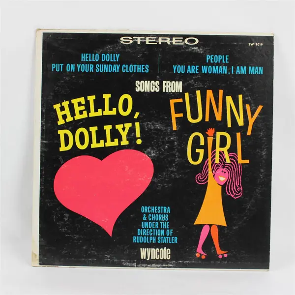 Wyncote Songs From Hello Dolly & Funny Girl LP Rudolph Statler