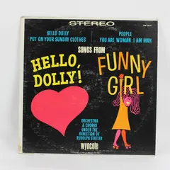 Wyncote Songs From Hello Dolly & Funny Girl LP Rudolph Statler