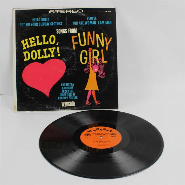 Wyncote Songs From Hello Dolly & Funny Girl LP Rudolph Statler
