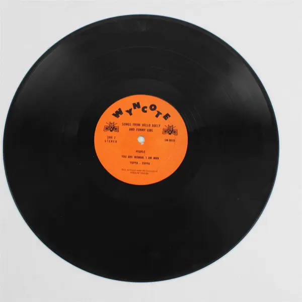 Wyncote Songs From Hello Dolly & Funny Girl LP Rudolph Statler