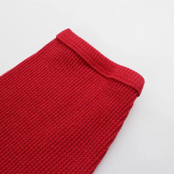 Woman Within Women's 2X Red Pullover Knitted Sweater