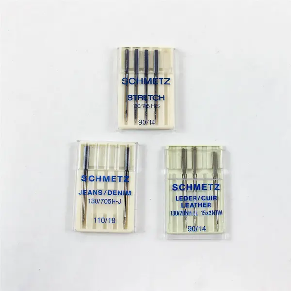 Lot of 3 Schmetz Sewing Machine Needles Stretch Jeans Denim Leather